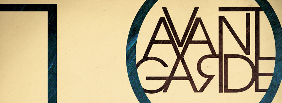 Avant Garde Typography Poster